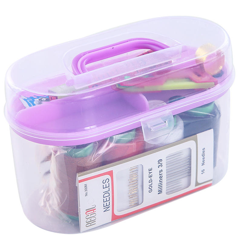 Sewing Box Household Sewing Tool Use Sewing Kit Multifunctional Portable Sewing suit Treasure Box Storage Box