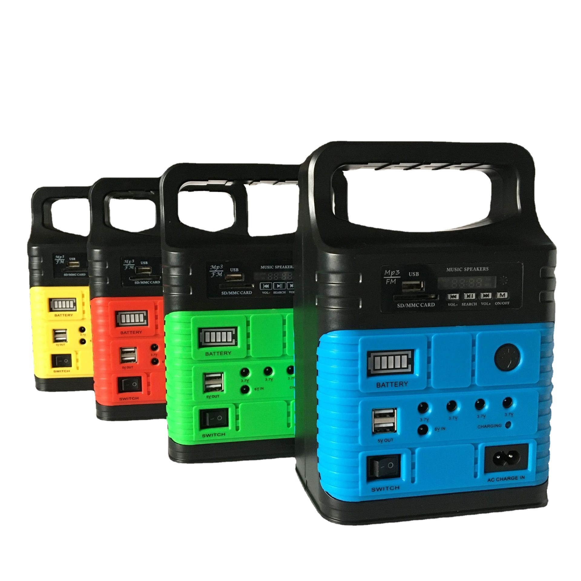 Portable Solar Generator Solar Lighting System Solar Radio Outdoor Powered Energy Storage