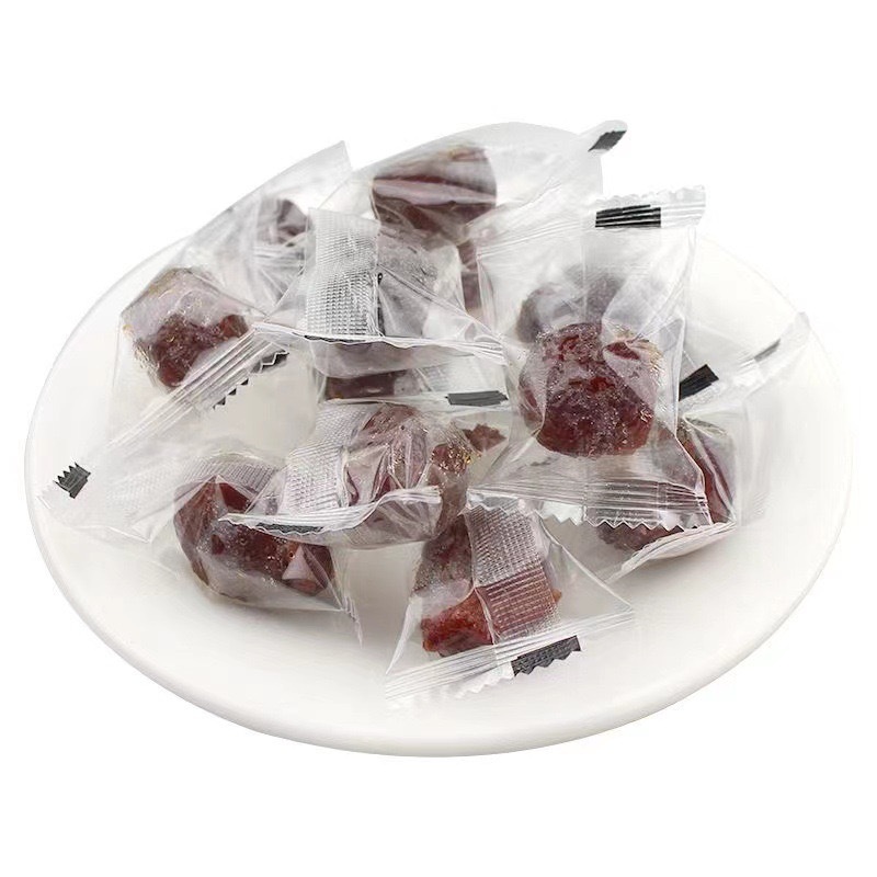 Hollow Haws 125 g/bag sweet and sour soft glutinous Haws ball preserved preserved haws children's snacks relieving appetite greasy Independent
