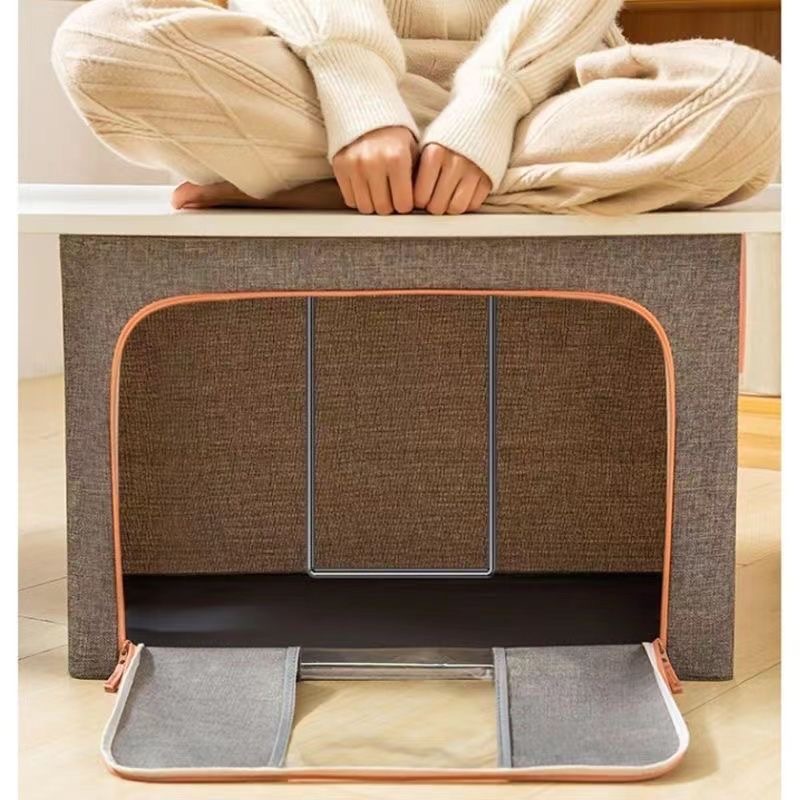 Extra Large Storage Box Clothing Large-capacity Storage Box Oxford Cloth Thickeneded Wardrobe Foldableing Storage Box Storage Artifact