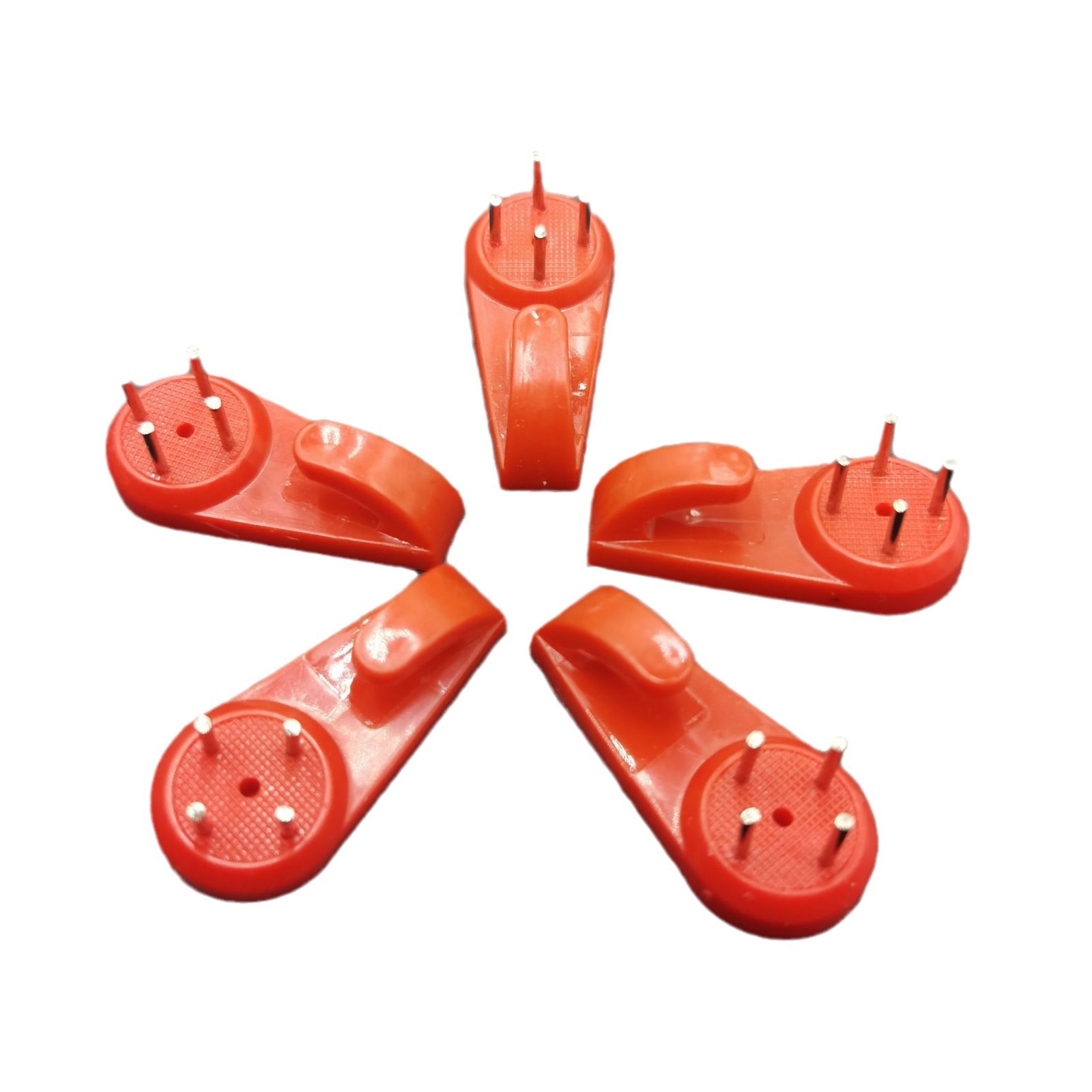 Red festive seamless hook seamless nail invisible wall nail wedding cross stitch photo photo hanging hook photo frame accessories