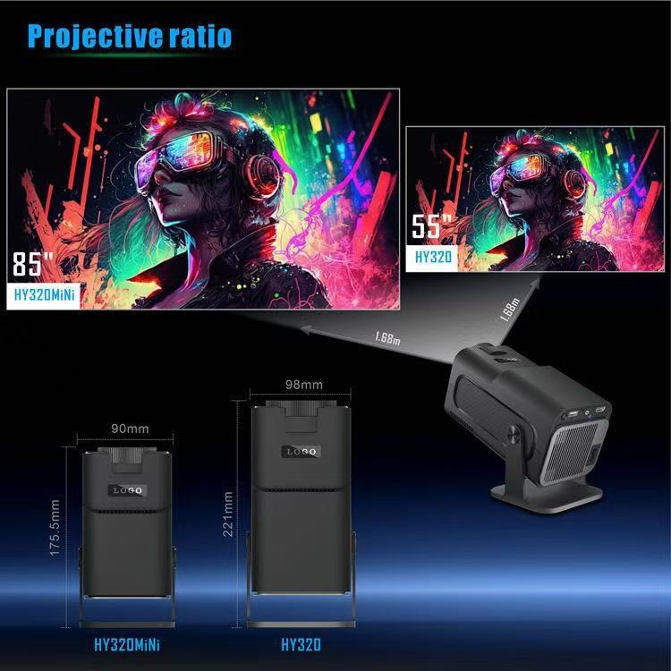 Explosions hy320mini Projector projector HD Projector Cross-border Android Projector Factory Direct Batch
