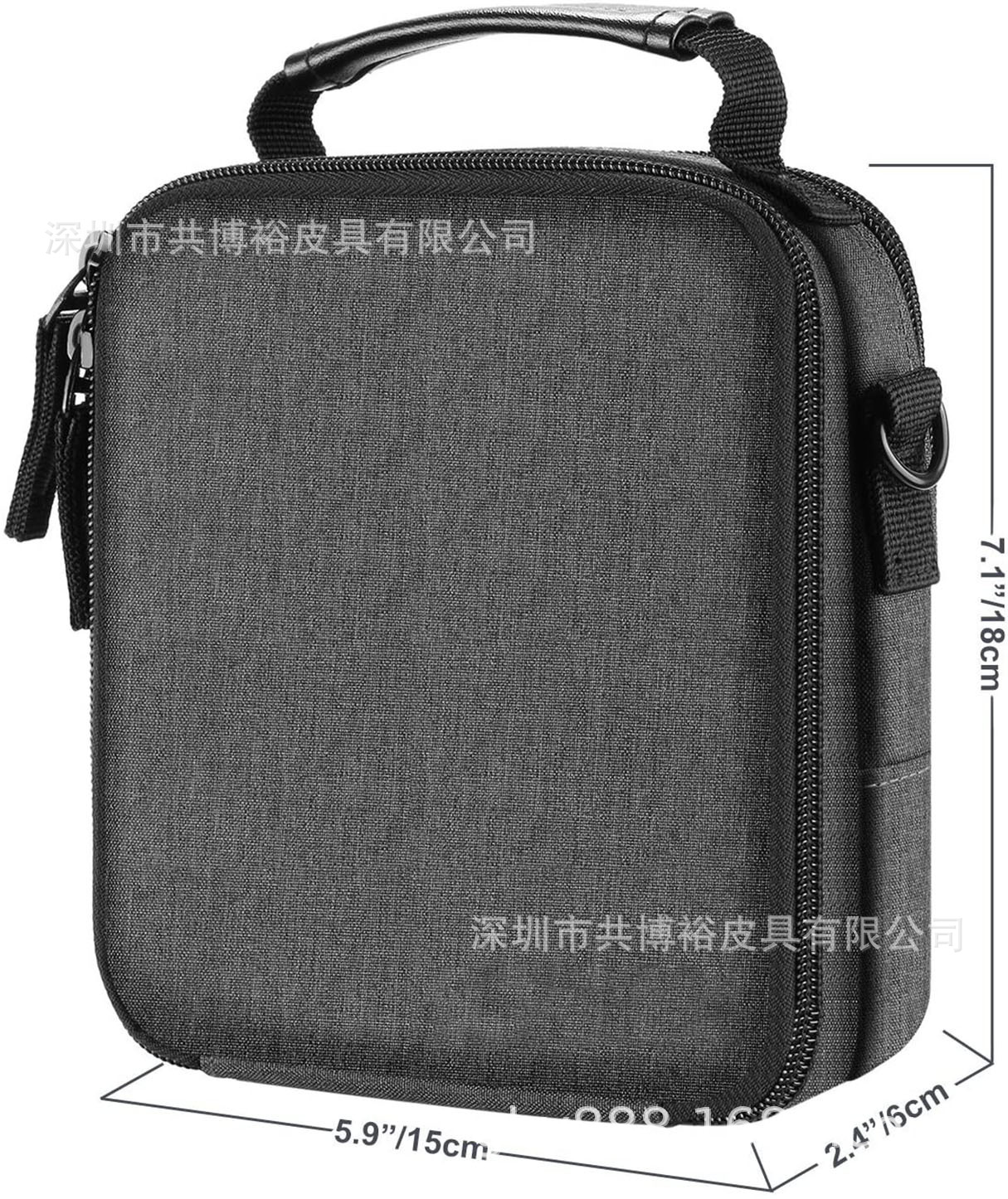 Customized Multifunctional Cross-Body Bag, Shoulder Bag, Large-Capacity Filter Cosmetics Bag, Portable Square Filter Protection Bag for Outings