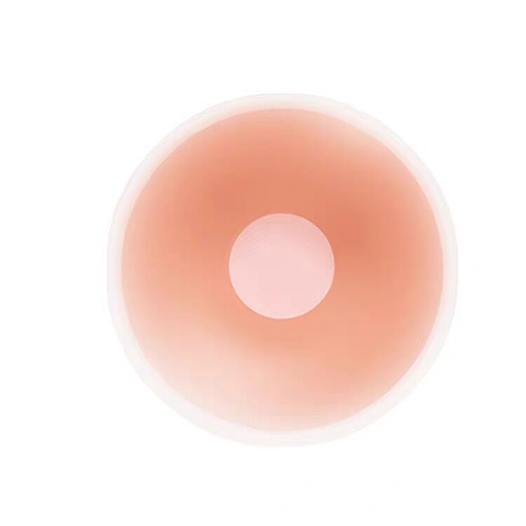 Solid Breast Sticker Waterproof Breathable Anti-bump Breast Pad Nipple Sticker Anti-running Aareola Sticker Invisible Wedding Dress Silicone Breast Sticker