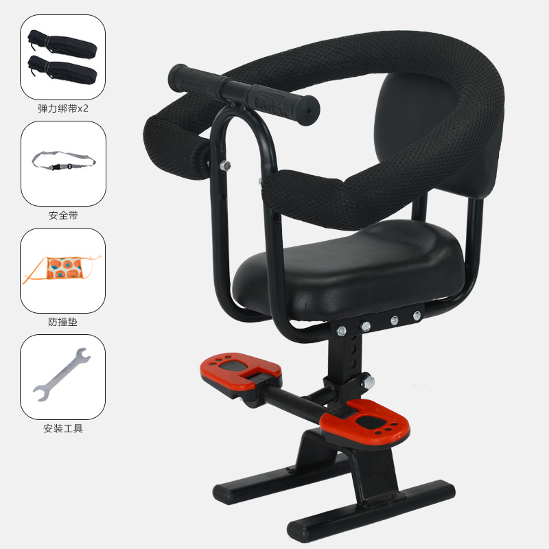 Battery Car children's seat lifting front electric car baby chair scooter baby child safety Yadi