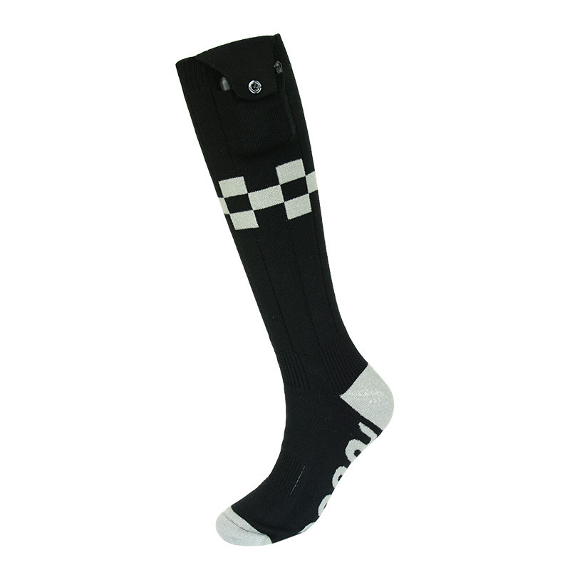 Cross-Border Best-Selling Smart App Controlled Heating Stockings Pure Cotton Electric Heating Socks Heated Foot Warmer Ski Socks