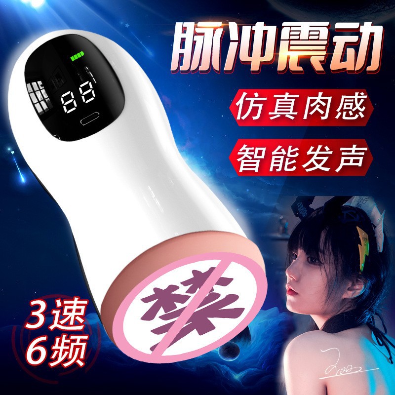 Ideal Intelligent Aircraft Cup Men's Electric Fully Automatic Masturbator True Vagina Inverted Mold Adult Sex Toys Wholesale