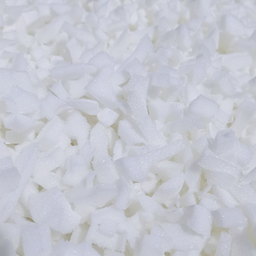 Cut White Waste Sponge Scraps, Shredded Sponge, Shredded Cotton Pillow Core, Filled Cotton, High-Density Shredded Memory Foam Particles