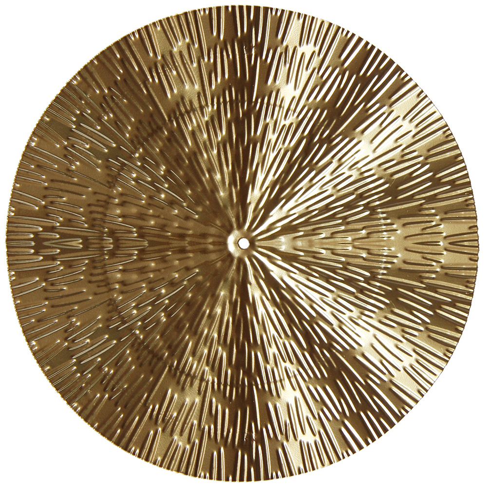 Light Luxury Gold Disc Iron Wall Hanging Room Decoration Wall Hanging Home Metal Wall Decoration