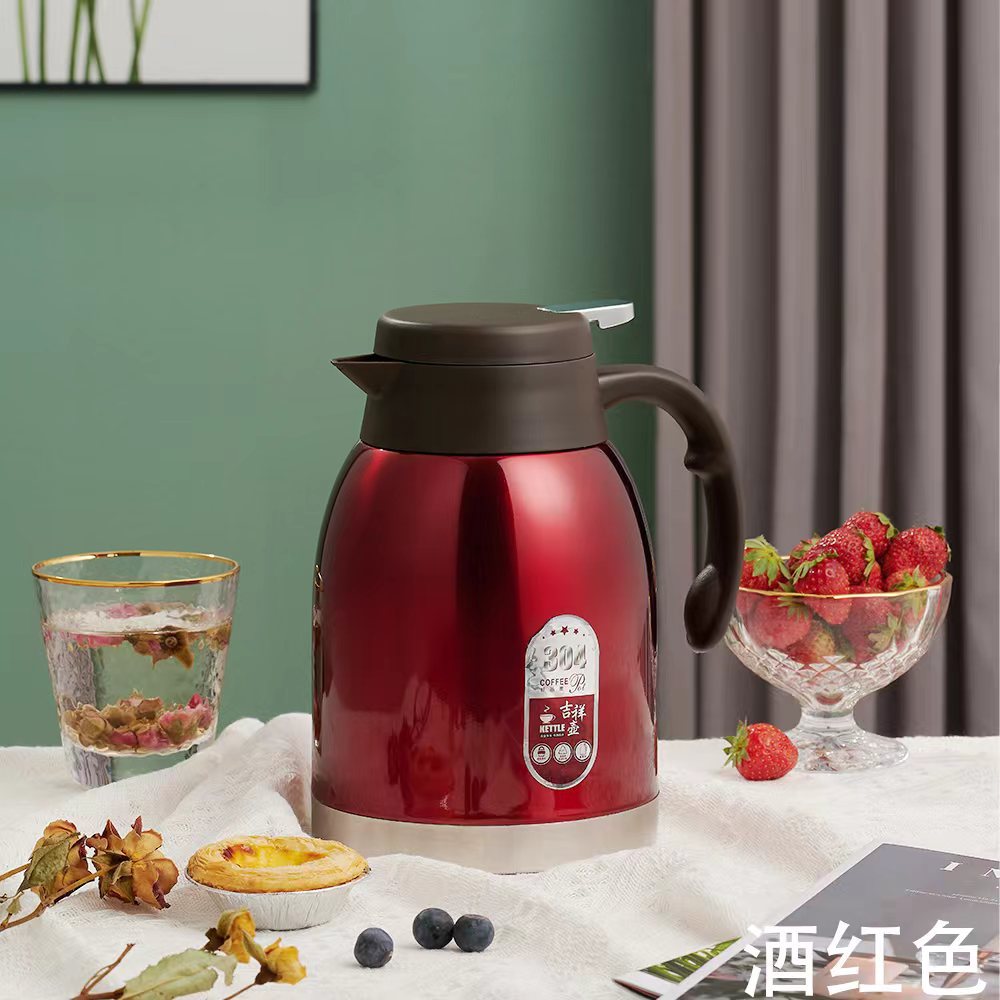 1.6L Jixiang pot 304 stainless steel vacuum heat preservation pot heat preservation and cold preservation can be customized and processed
