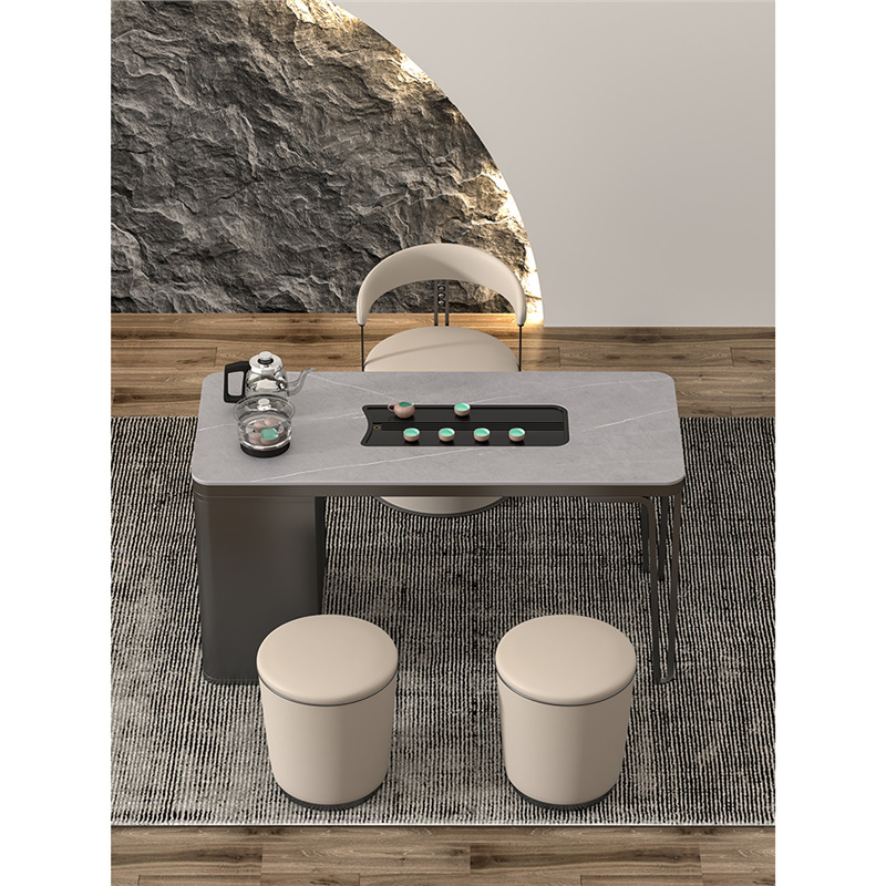 Light Luxury Tea Table Chair Stainless Steel Balcony Leisure Master Chair Backrest Chair High-end Desk Chair Designer Tea Table Chair