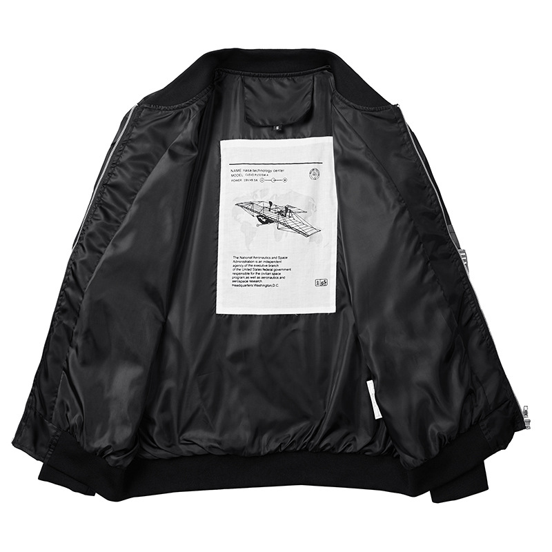 nasa Joint ma1 bomber jacket male astronaut frock coat men's and Women's Air Force One jacket European Station