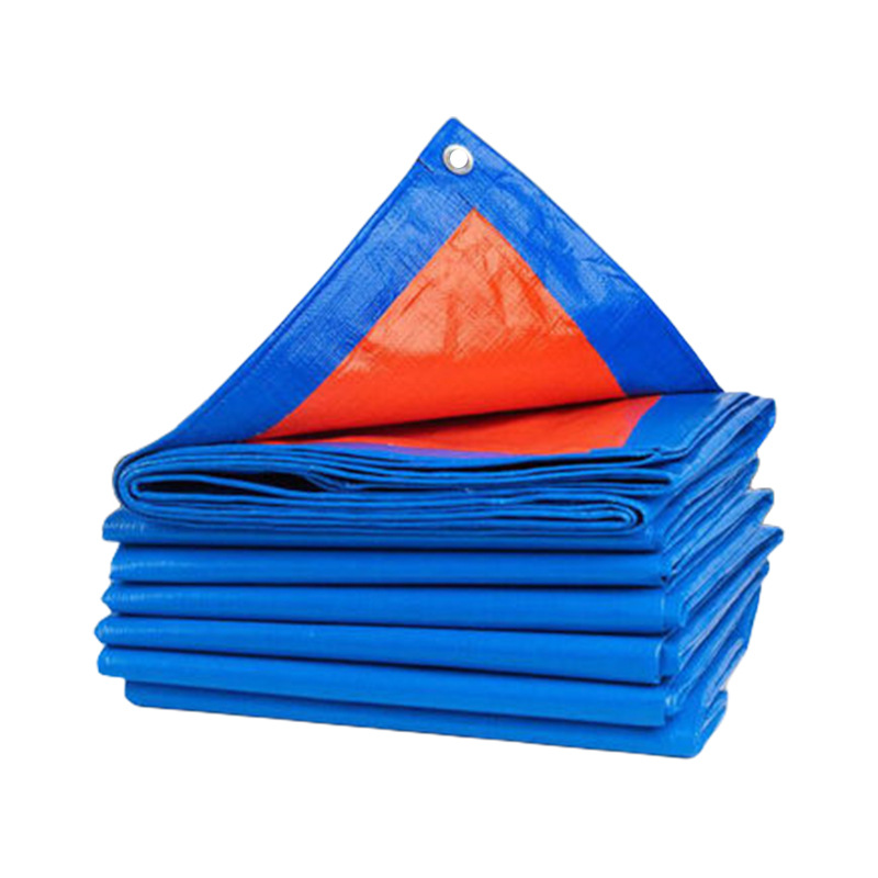 Tarpaulin Waterproof Sunscreen Thickened Outdoor Sunshade Blue Orange Wear-resistant Rain-shielding Plastic Shed Cloth Rainproof Cloth Freight Yard Tarpaulin