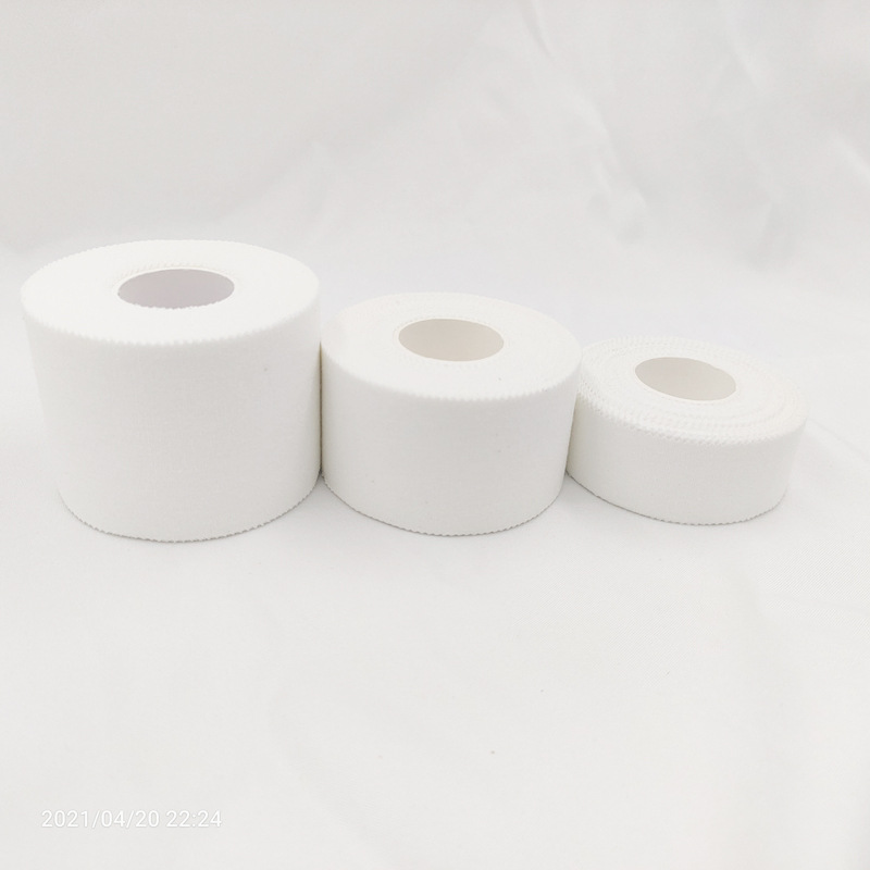 Sports skin membrane protection fixed support foot pressure combination wrist guard foot guard tooth edge adhesive tape white patch non-elastic