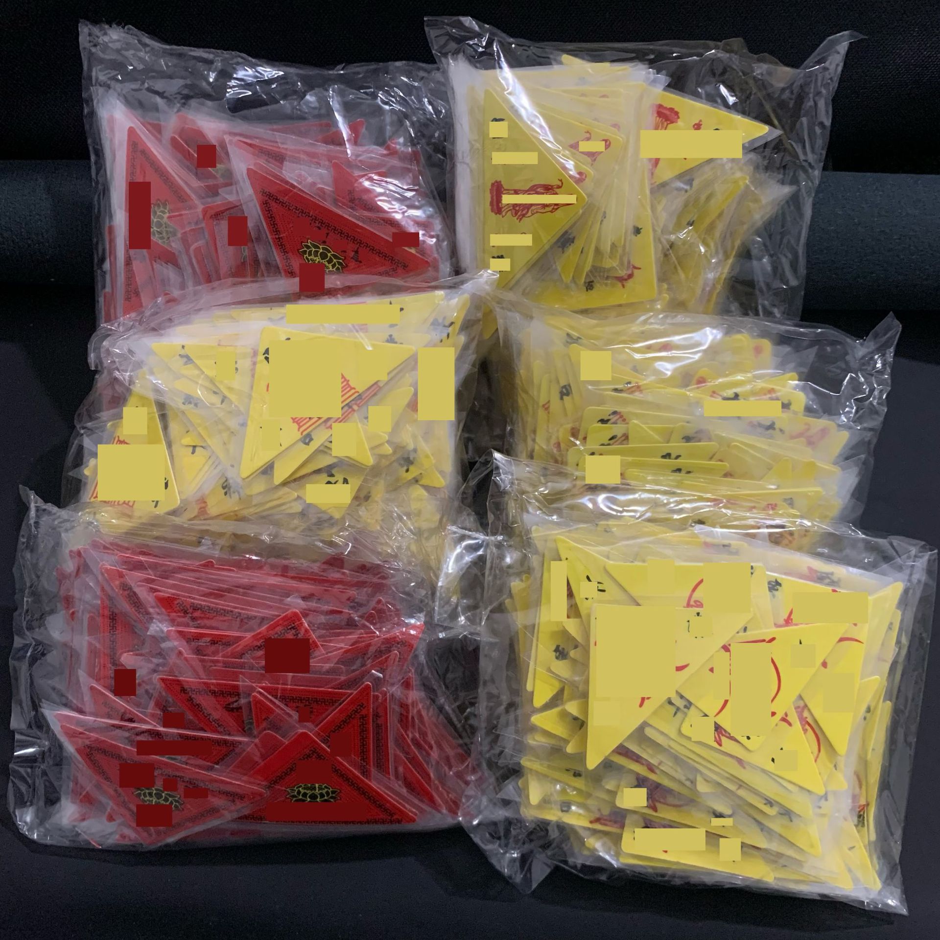 Пластиковая треугольная карточка, печать треугольников, различные узоры, пластиковая треугольная карточка