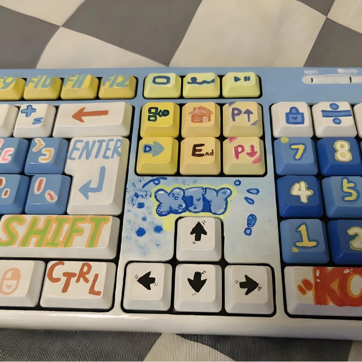 Apple Notebook Keyboard Color Keyboard Painted Printing Cute Computer Keyboard Film Suitable for Waterproof Inkjet Printing