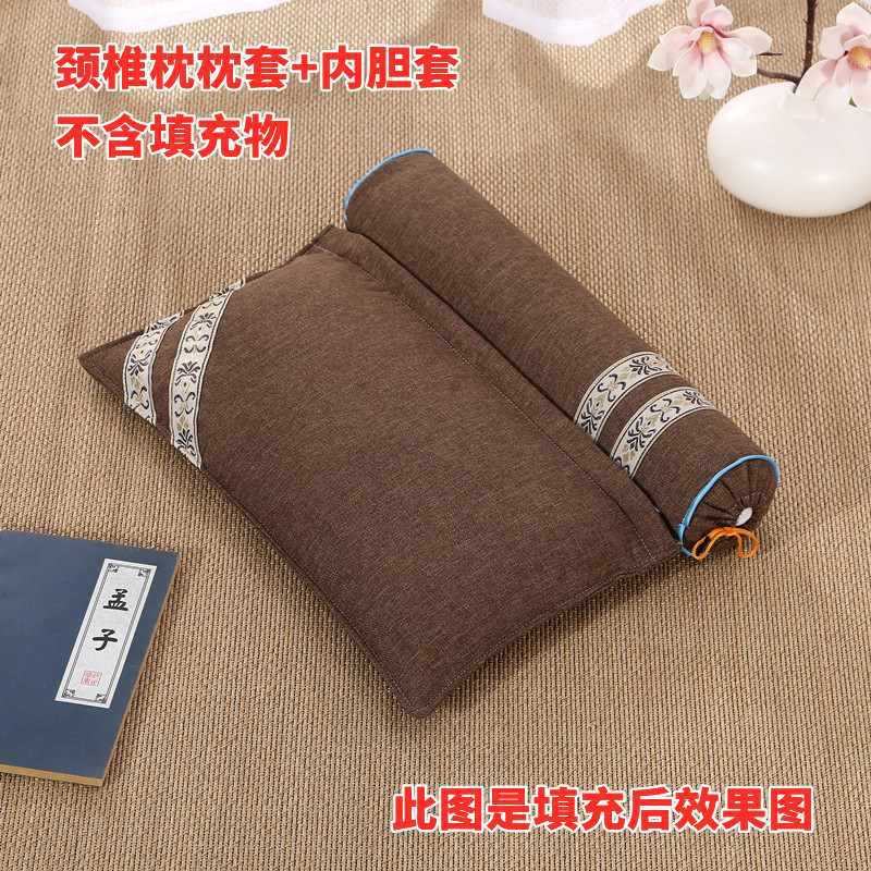 Наволочка для шейного подушки, одна наволочка для шейного подушки, чехол для подушки для взрослых, не содержит гречневую оболочку, наволочка для позвоночника.