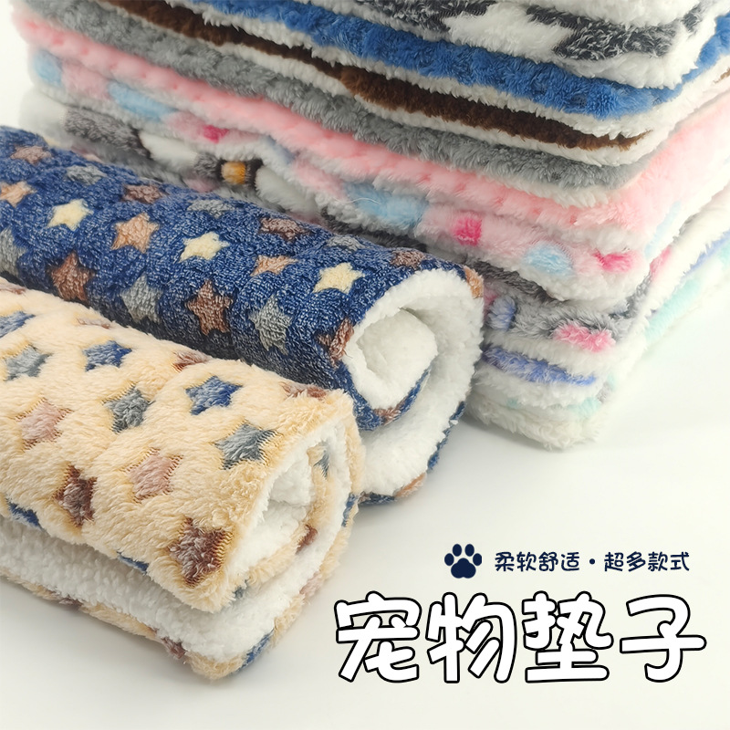 Подушка из флиса для мелких животных, гнездо для кроликов, толстое теплое гнездо для хомяков и морских свинок