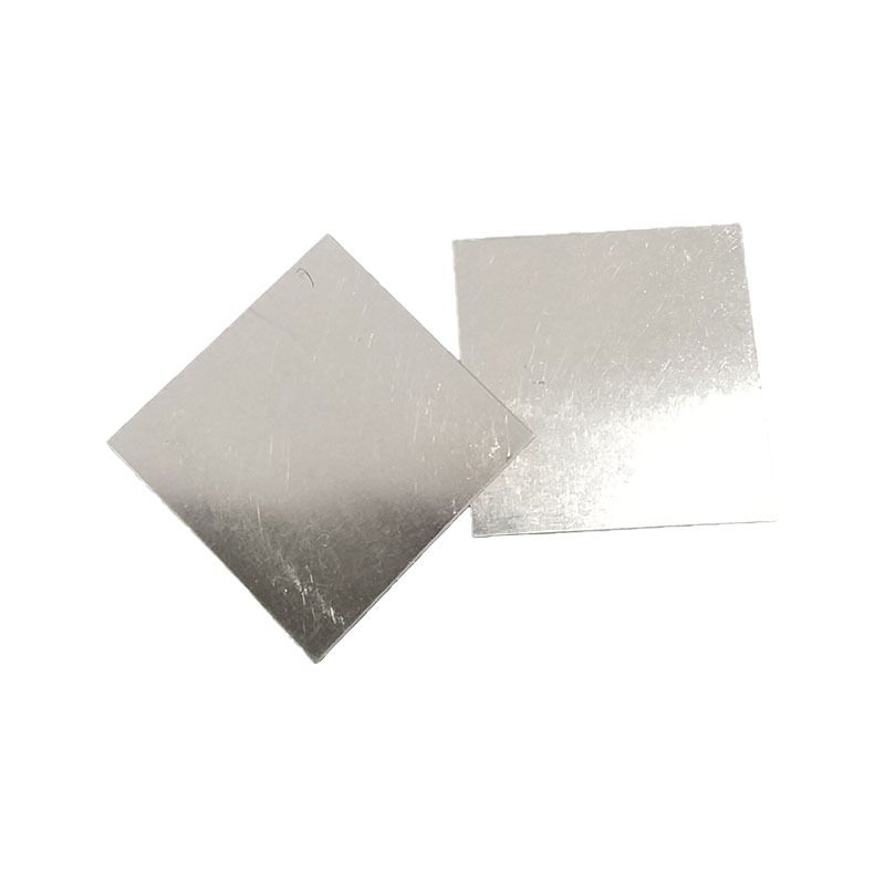 Factory Direct Supply High Purity 99.99% Platinum Sheet Laboratory Electrode Positioning Sheet Square Target Material Electrode Material