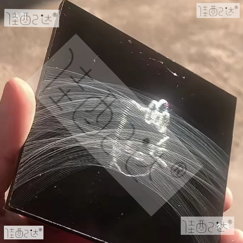 Black acrylic plate mirror glass plate reflection panel scratch holographic fish tank background plate