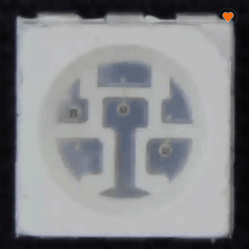 22-year new product SMD 5050 RGB LED chip three-color surface patch beauty lamp beads light emitting diode