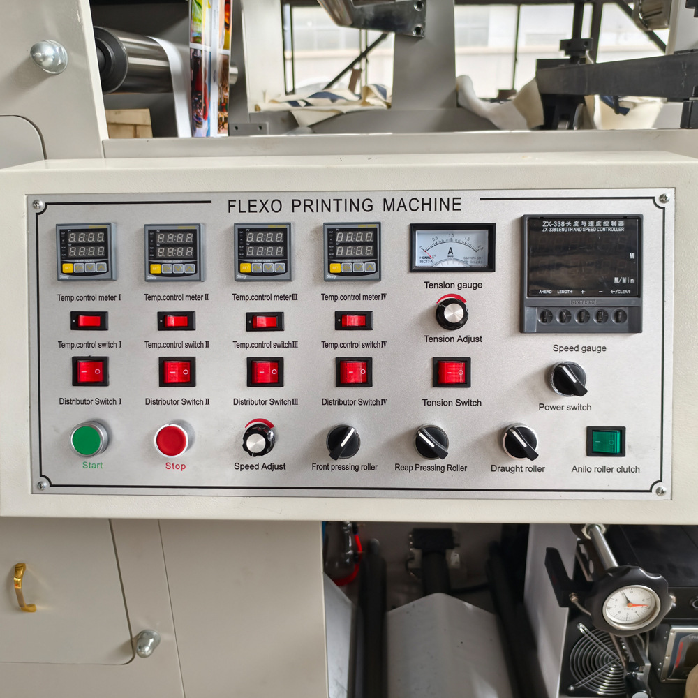 Wenzhou Ruian Manufacturer High-Speed Color Self-Adhesive Label Printing Machine Roll Napkin Pet Trademark Flexo Printing