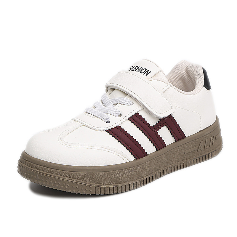 Girls' sneaker 2024 Spring and Autumn New Children's Soft Sole Board Shoes Breathable Boys' De Training Shoes Baby Forrest Gump Shoes