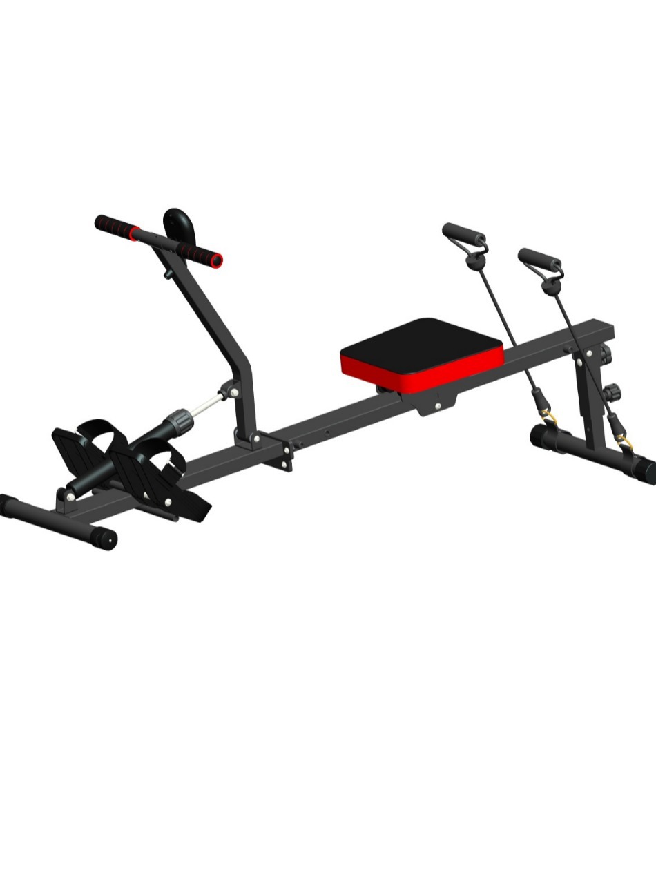 Cross-border Indoor Fitness Abdominal Hydraulic Resistance Rowing Machine Fat Burning Weight Loss Aerobic Home Training Sports Equipment