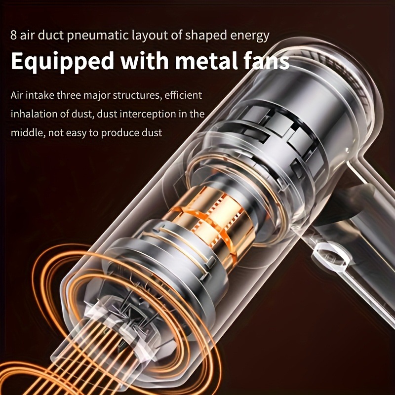 2025 New Cross-Border Dropshipping 4000Pa Twin Turbo Motor Cordless Handheld Vacuum Cleaner