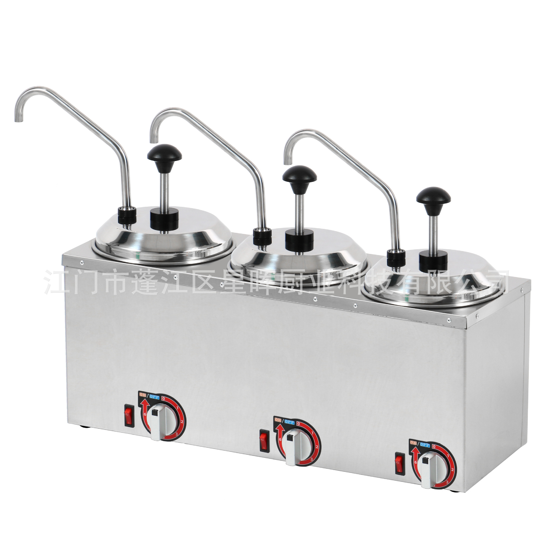 Electric Cheese Cheese Machine Dispenser Single Head Square Stainless Steel Electric Sauce Pump Cheese Heat Preservation Heating Dispenser