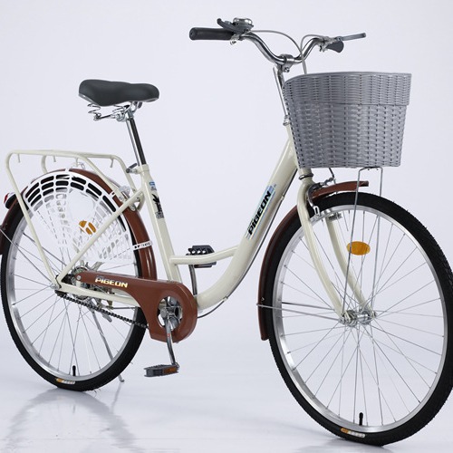Flying Pigeon Brand Bicycle Adult Light Men's and Women's Adult commuter Bicycle for Primary and Secondary School Students Ladies and Women's Work Bicycle