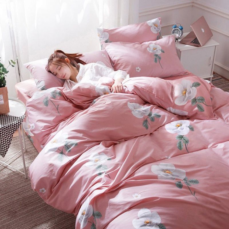 Cute special sale skin-friendly sanding quilt cover single 1.5*2 m * 2 m 2.3 m quilt cover single double student three-piece set
