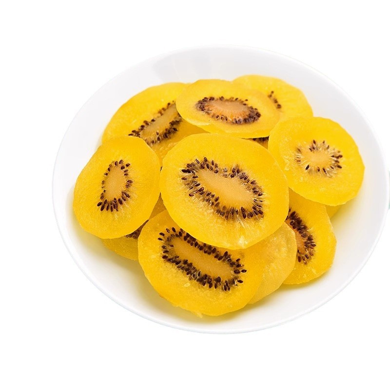 Yellow Heart Kiwi Dried Fruit Soft and Chewy Kiwi Slices Candied Fruit Preserved Fruit Popular Snacks Wholesale