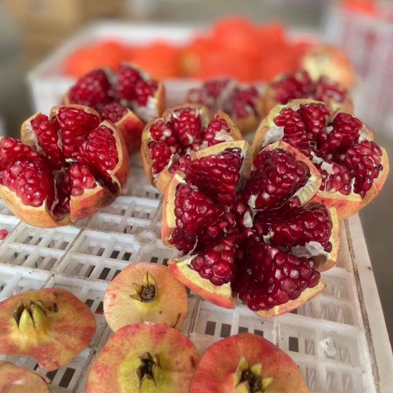 Свежесобранный гранат Тунисский мягкосеменной из Сычуани, дропшиппинг, сладкий и сочный
