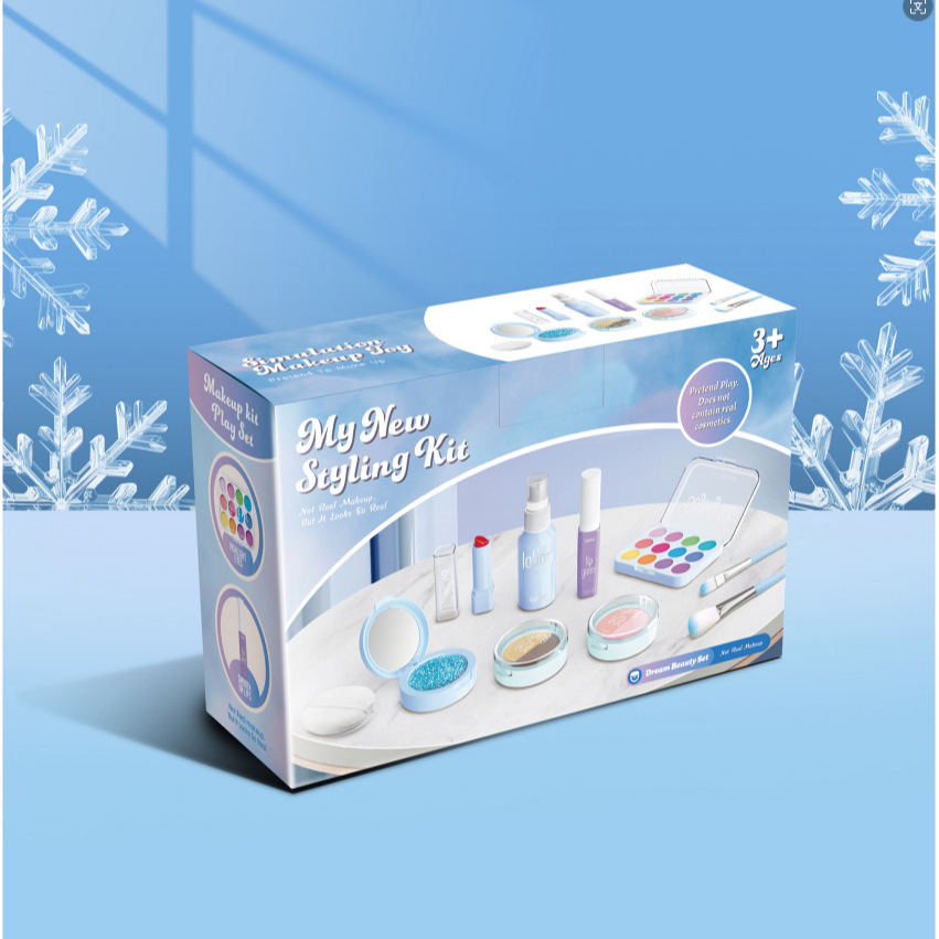 Кросс-бордерные новые игрушки для макияжа для девочек, набор косметики, не размазывающиеся игрушки