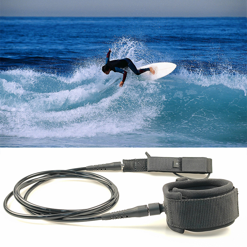 Domestic TPU Surfing Foot Rope 7mm Wire Diameter Surfing Rope Surfboard Traction Rope Accessories Long Board Short Board