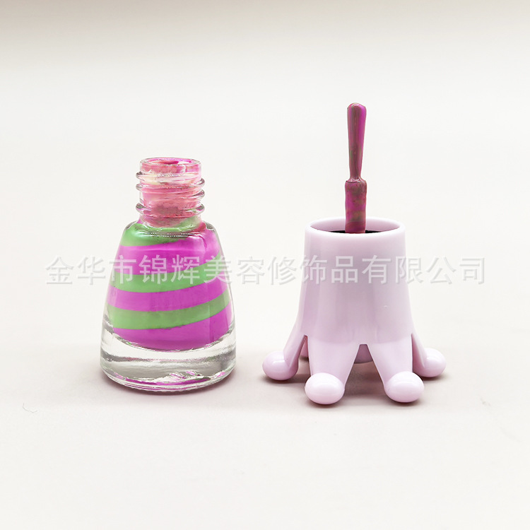 For Export Only, Kidsren's Water-Based Nail Polish, Spiral Nail Polish