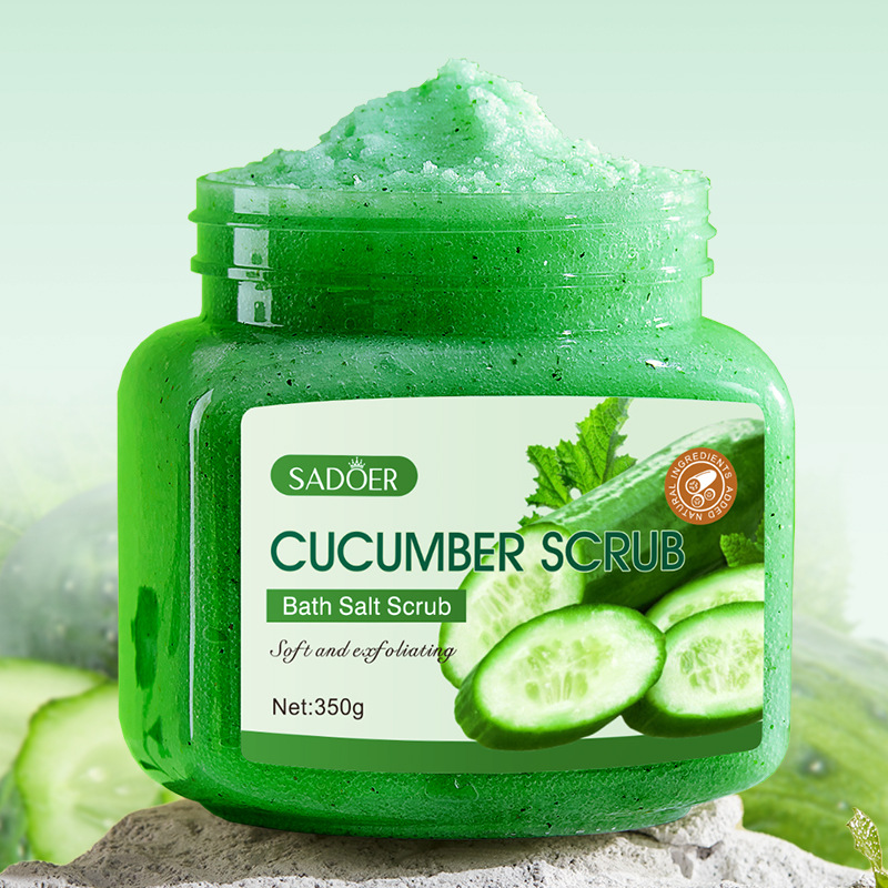 Full English Scrub Sadoer Fruit Exfoliating Purifying Cleansing Scrub Scrub Cross-Border Foreign Trade Wholesale