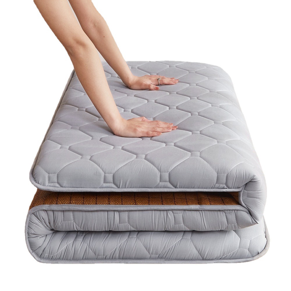 New winter and summer dual-purpose home student dormitory mattress A face skin-friendly sanding B face rattan mat mat Four Seasons Universal