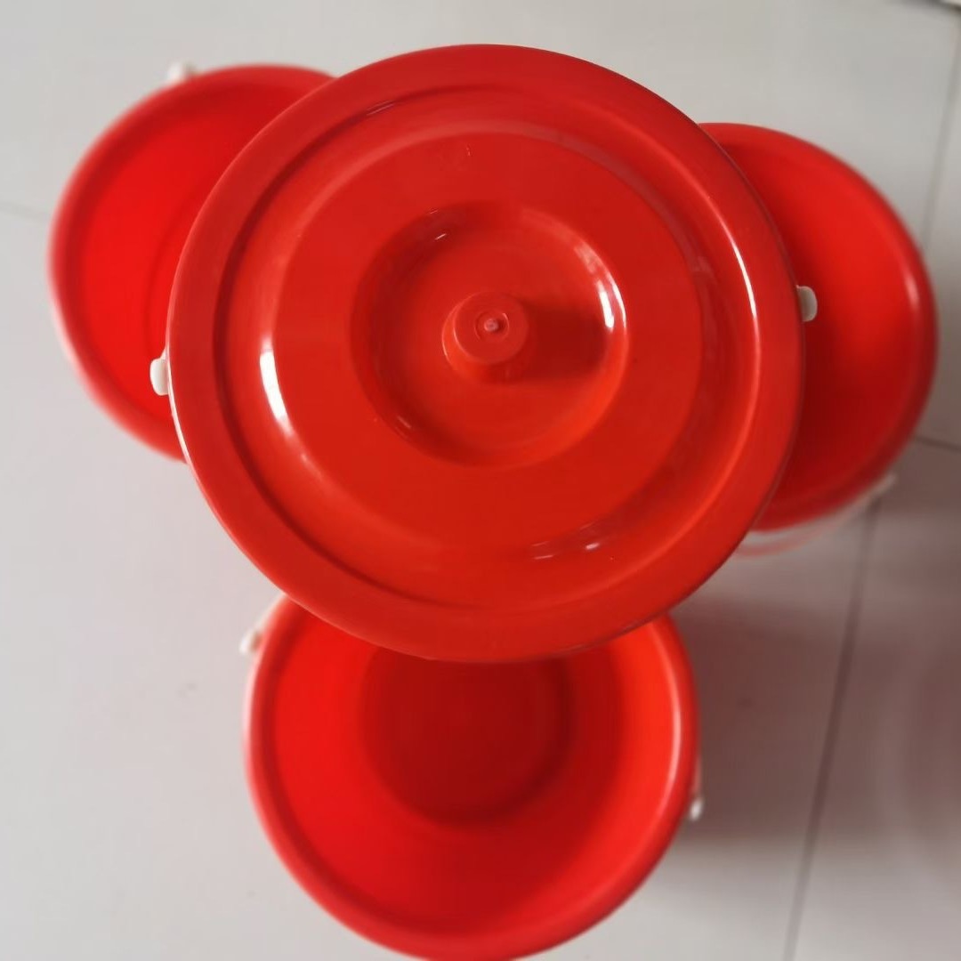 30 Bucket with Lid Red Bucket Children's Small Bucket Small Bucket Two-dollar Store Wholesale