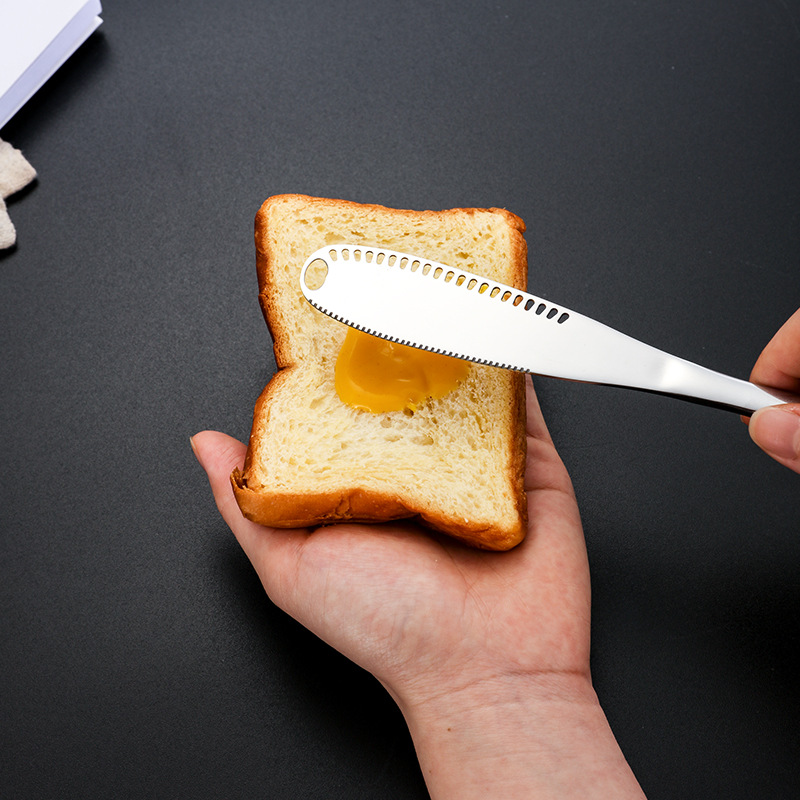 Cross-border 430 stainless steel butter knife bread jam spatula butter knife cream applicator household cheese scraper