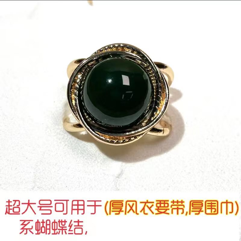 Cross Hollow Sweet Pearl Overcoat Buckle Crystal Shawl Buckle Cross-border Hot Sale South Korea Silk Towel Buckle Creative Fashion