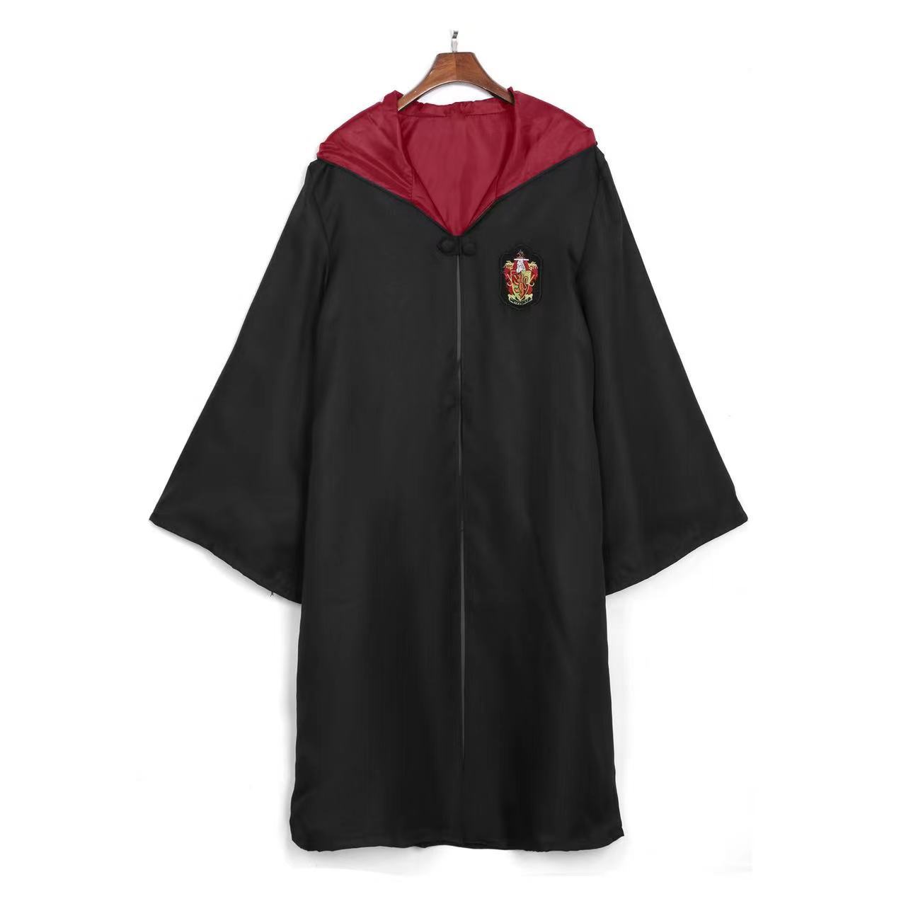 Harry Potter Academy Robe Same Style Cos Costume Magic Robe Clothes Adult Children School Uniform Cloak Cloak