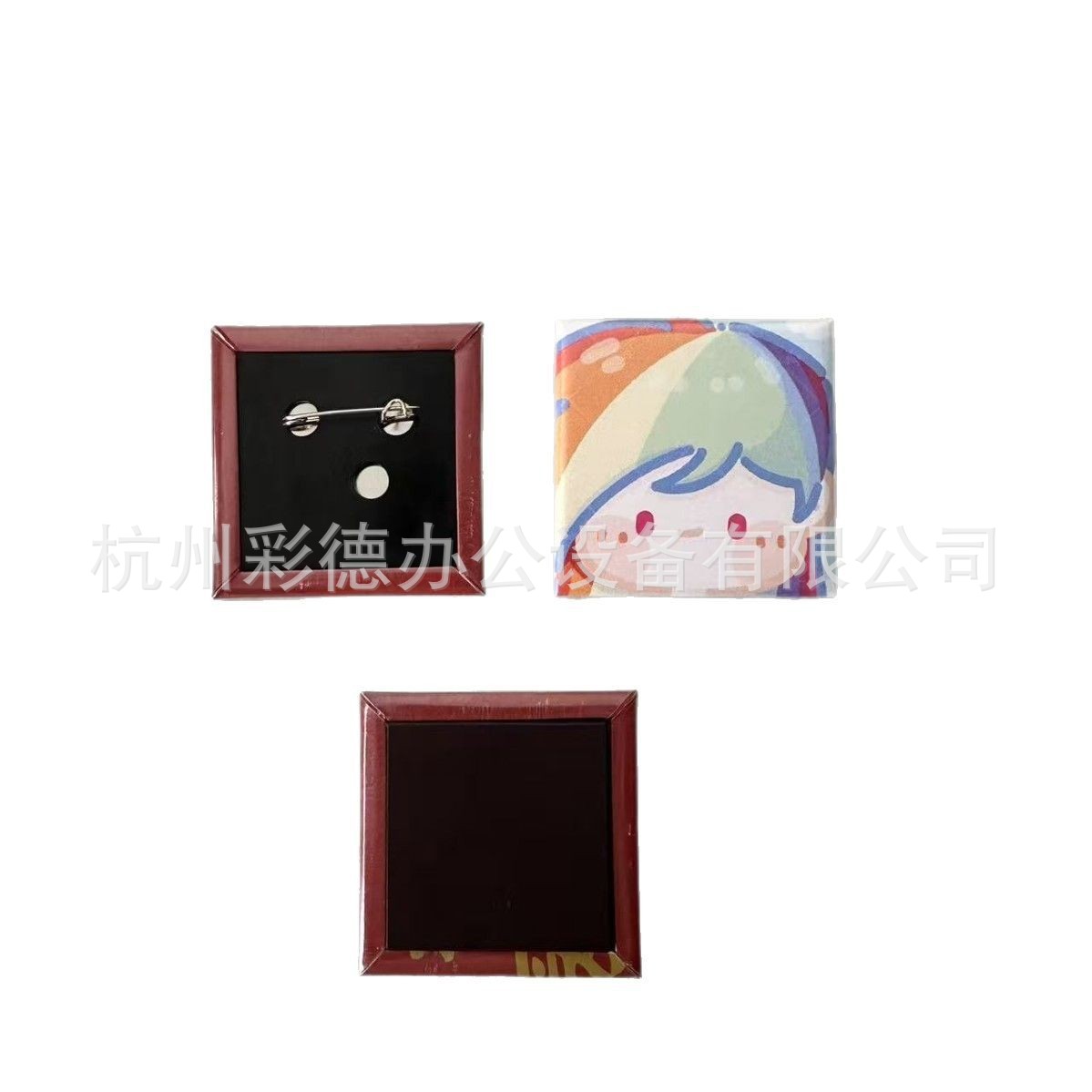 Explosions 50*50 square refrigerator sticker machine rubber magnetic refrigerator sticker mold cutter badge machine