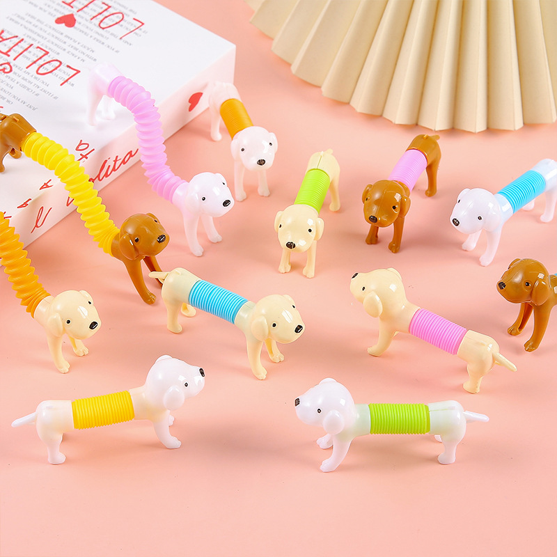 Decompression Retractable Dog Stretching Varied Modeling Puppy Dachshund Dog Decompression Toy Stretching Dog Kindergarten Gifts