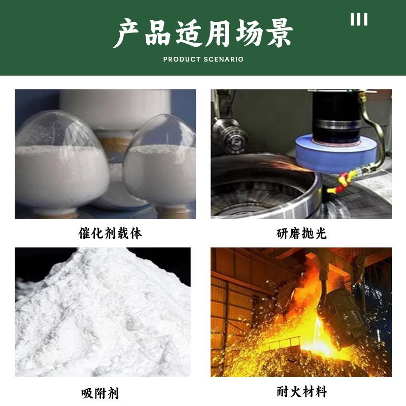 High activity alumina powder catalyst carrier micro powder polishing grinding electronic ceramics using alumina powder
