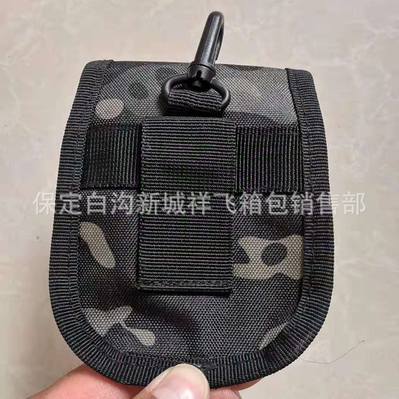 Wholesale Waterproof Outdoor Tactical Slingshot Bag Pinball Waist Bag Camouflage Slingshot Steel Ball One-piece Waist Hanging Bag Steel Bead Bag