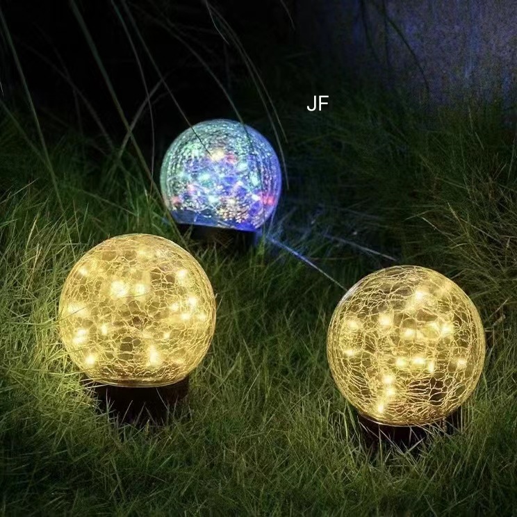 Solar cross-border explosion crack garden lights outdoor waterproof crack buried lights garden stadium villa landscape lights
