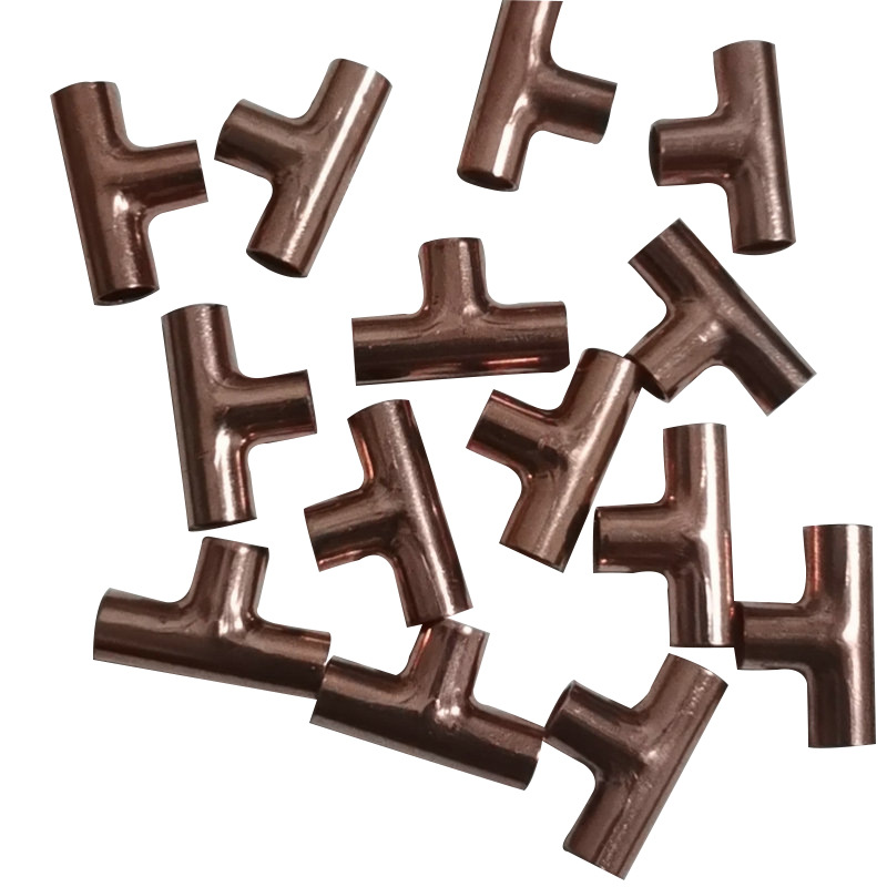 Copper pipe fittings 6-6.35 tee straight tee straight tee straight tee Air Conditioning Refrigeration Equipment accessories tee joint