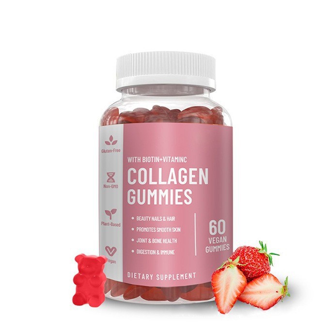 Export Cross-Border Supply of Collagen Gummies Collagen Gummies, Large Quantity and Excellent Price, Nutritious and Whitening